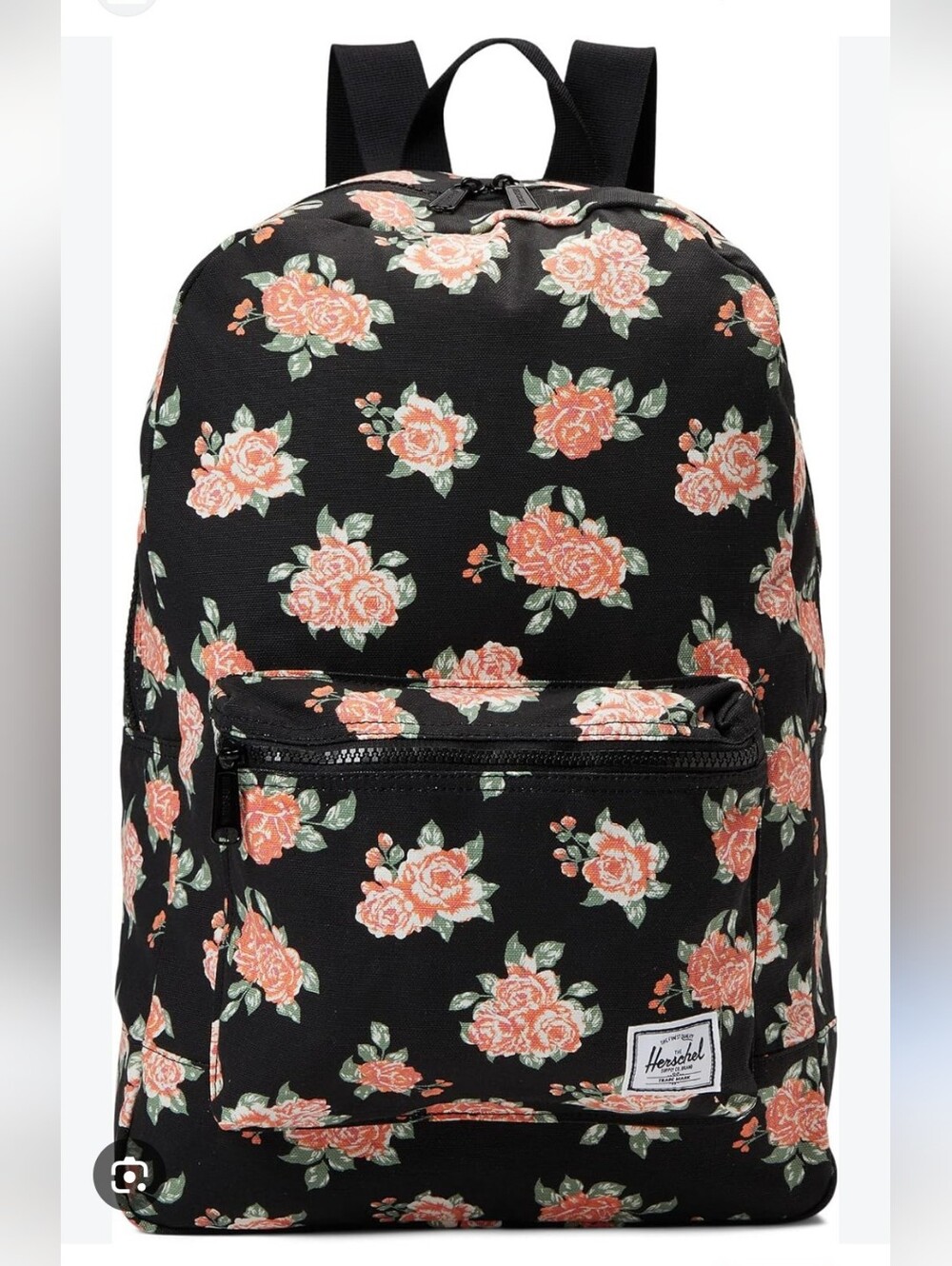 Herschel Supply Company Backpack Daypack Vintage Roses Black Floral